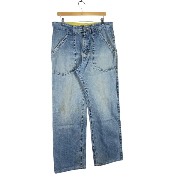 Vintage CLH Straight Leg Denim Jeans 34x34 - Picture 4 of 7